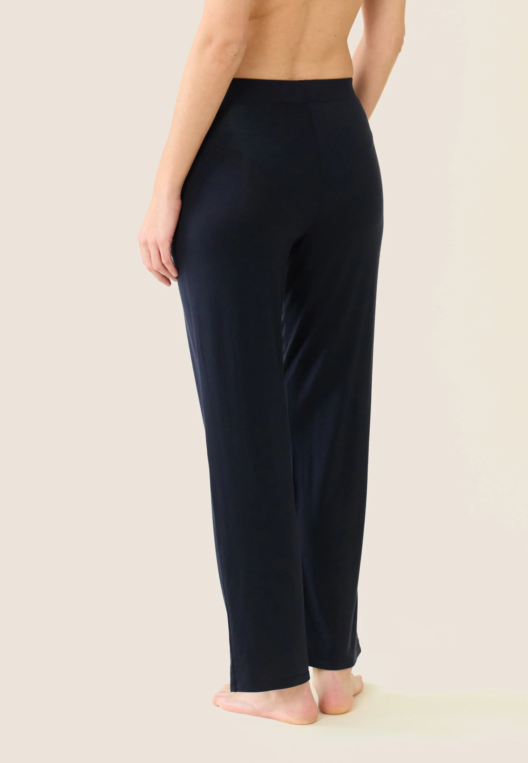 Pantalon de pyjama en viscose - Azuma Bleu Marine - Image 3