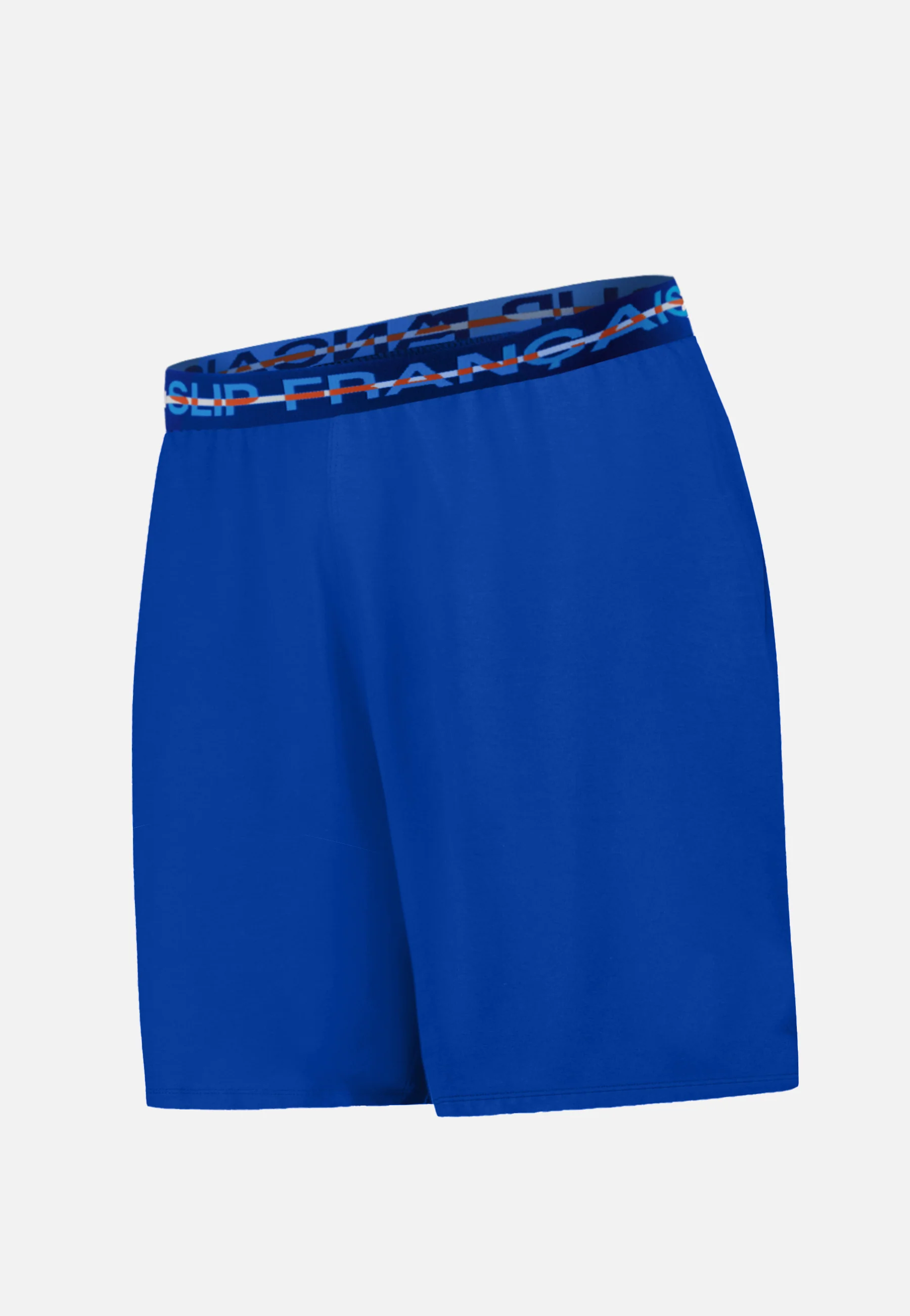 Bas de pyjama court bleu en coton - Invincible Bleu Nautique - Image 6