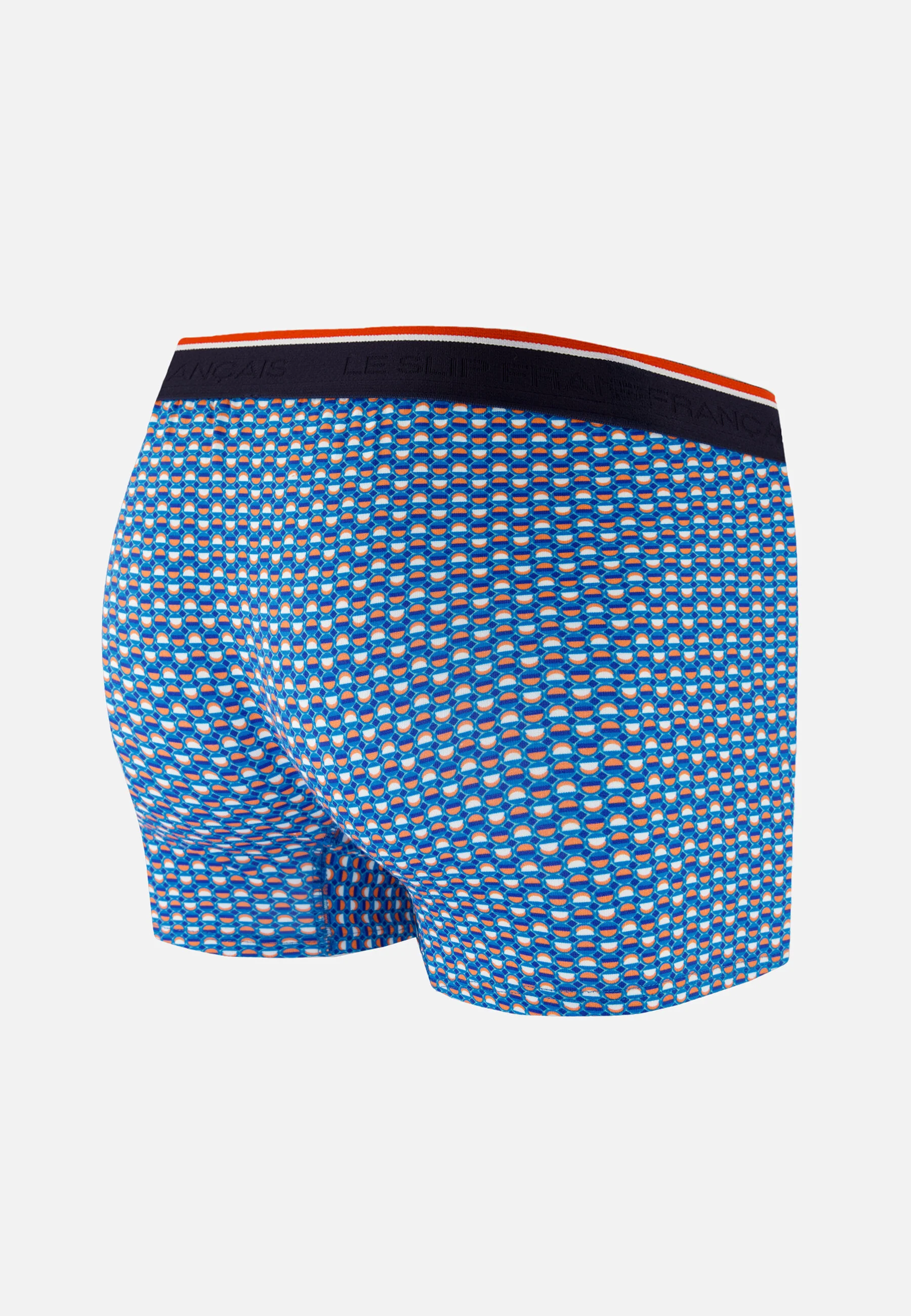 Boxer vert à motif cercle en coton - Marius Cercle Vert Azur - Image 6