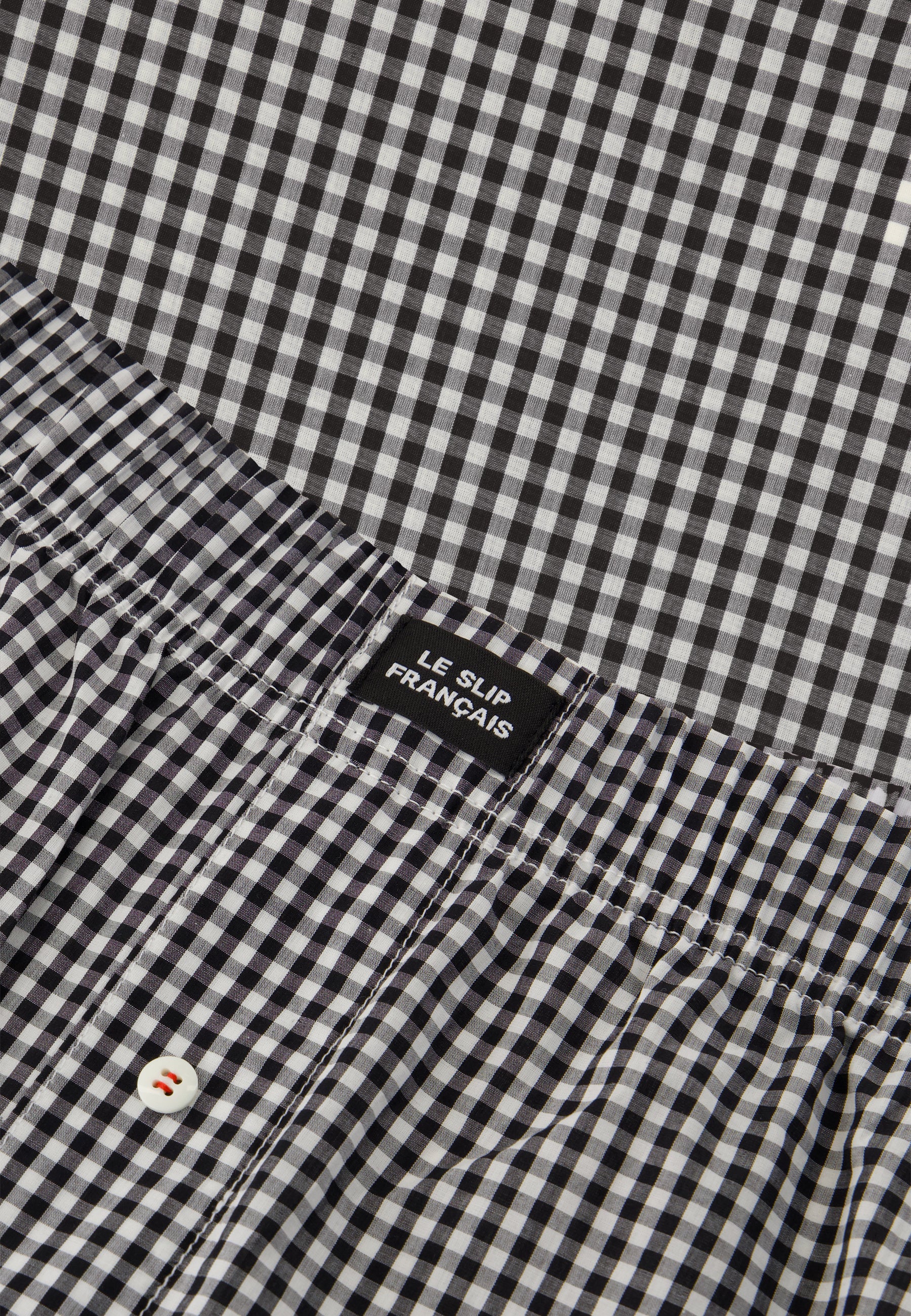 Caleçon à carreaux noir en coton - Jacques Carreaux Vichy Noir - Image 6