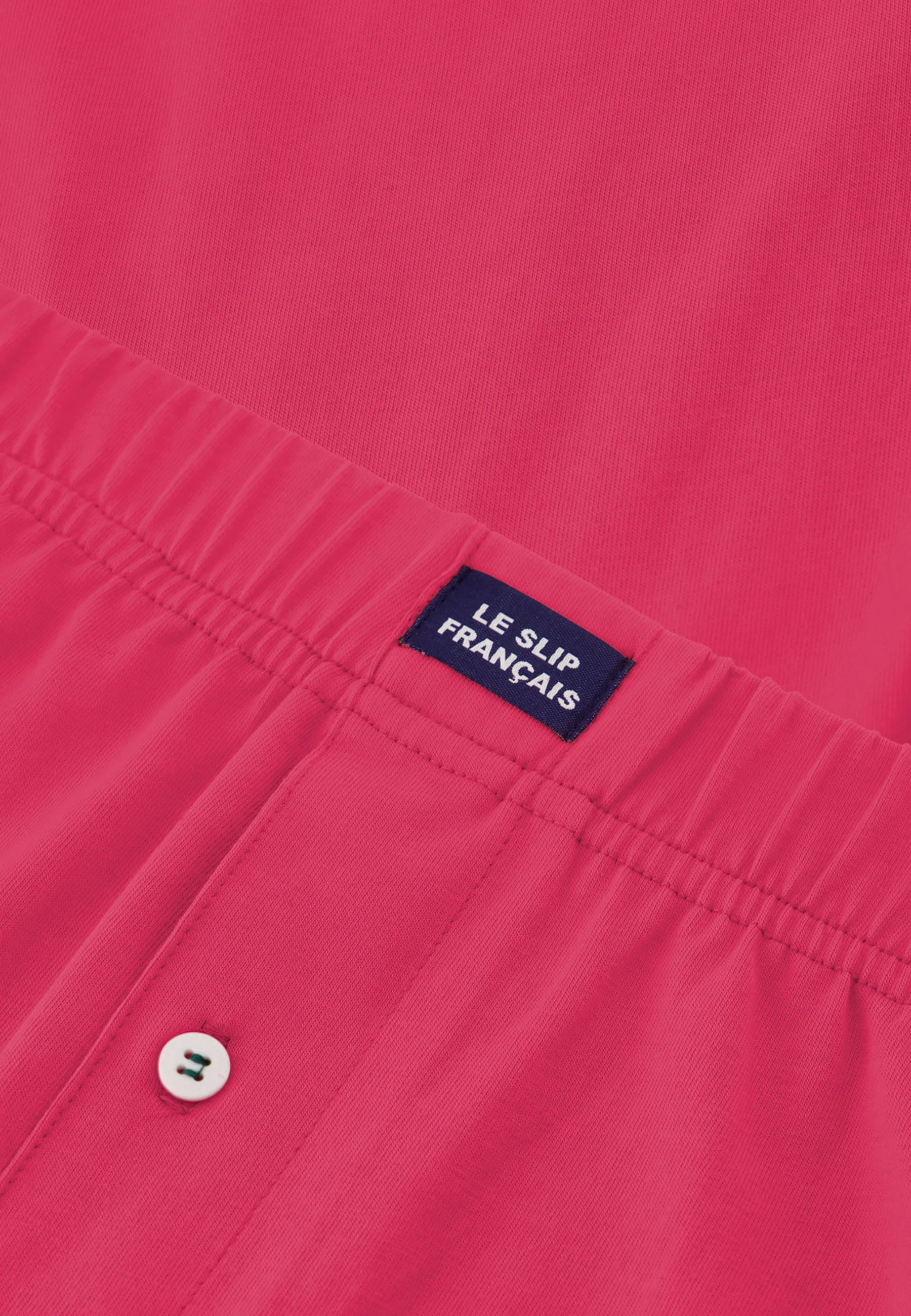 Caleçon rose en jersey de coton - Fredo Rose Cerise - Image 5