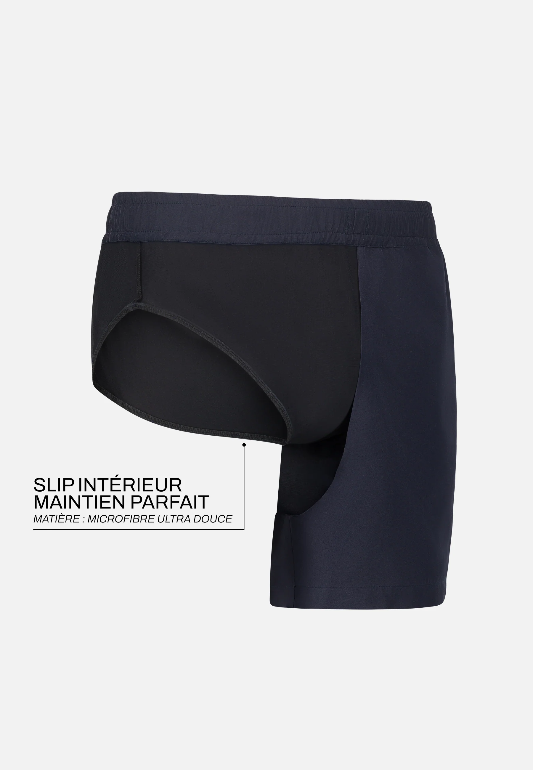 Short de bain court recyclé - Cap Indigo - Image 5