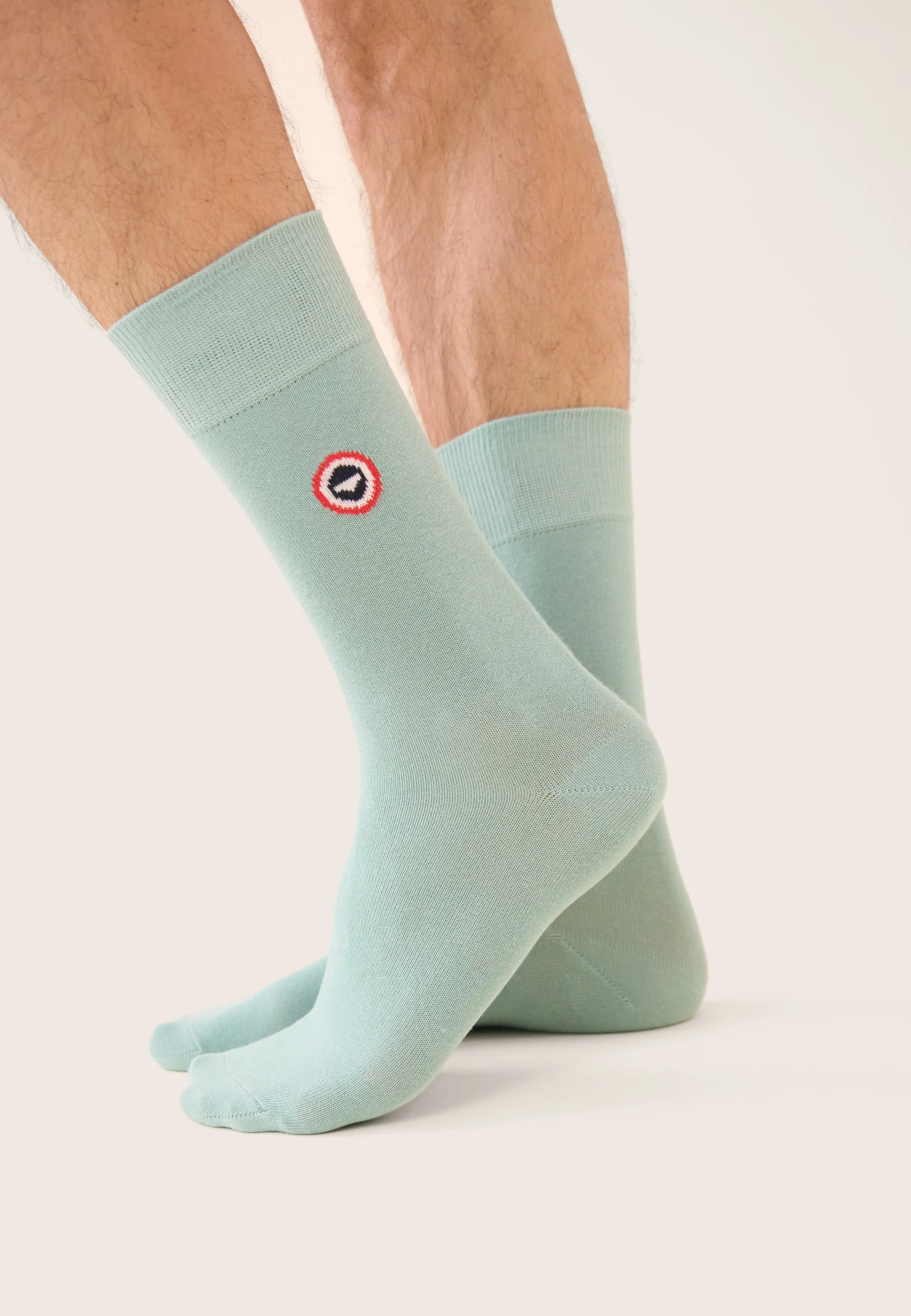 Lot de 3 chaussettes mi-hautes en coton - Chaussettes Bleu Nautique Confetti Vert Azur - Image 3