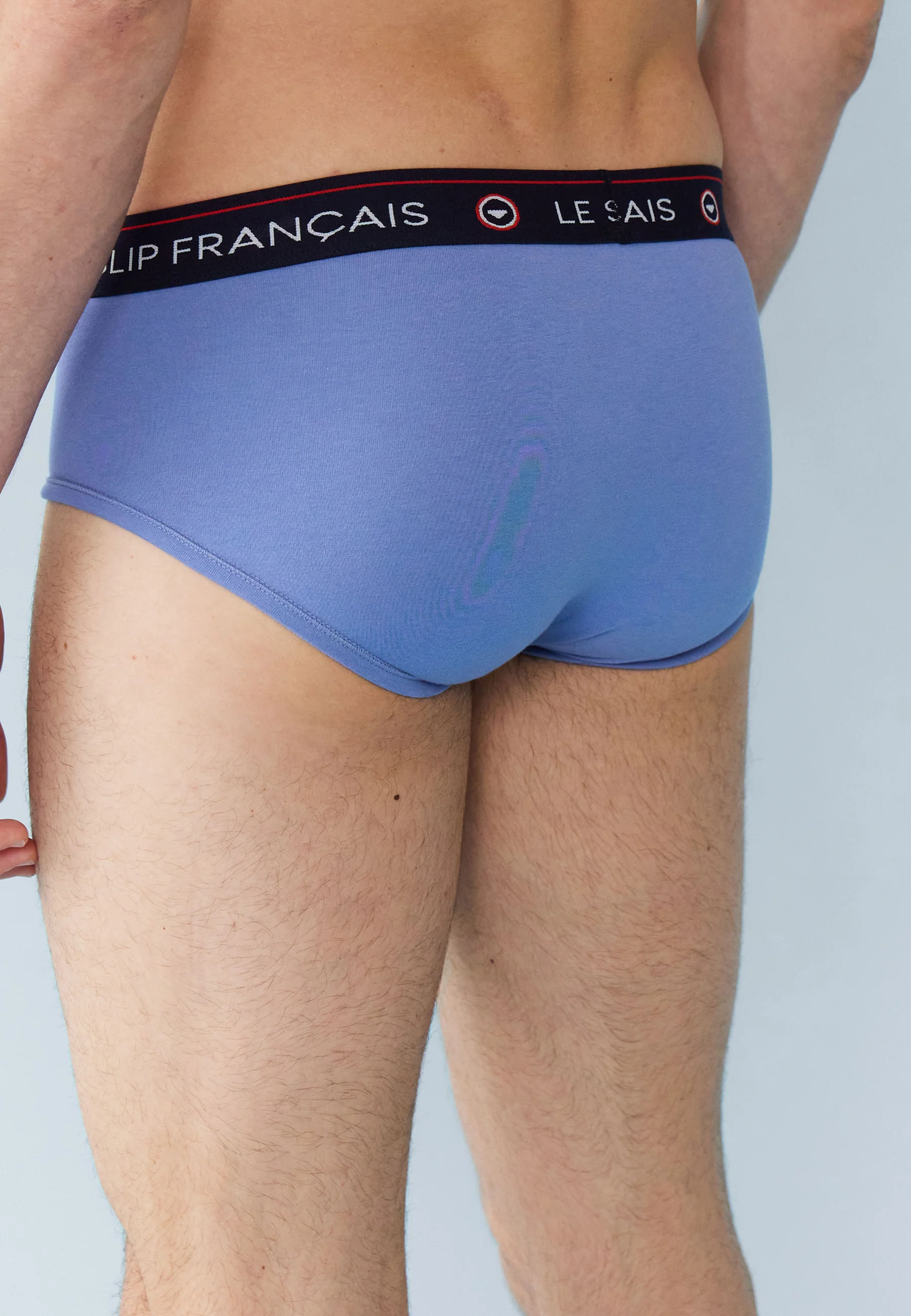 Lot de 3 slips en coton - Slips Bleu Marine, Bleu Jean et Indigo - Image 7