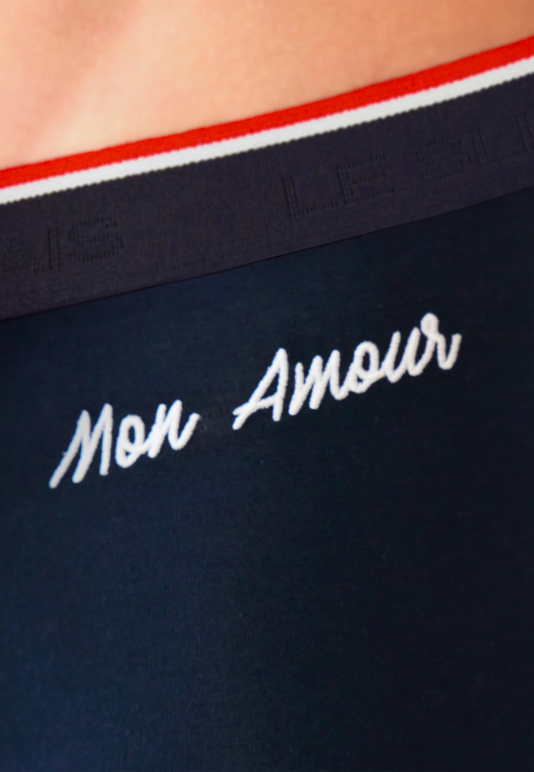 Boxer bleu marine en coton - Marius Bleu Amour - Image 4