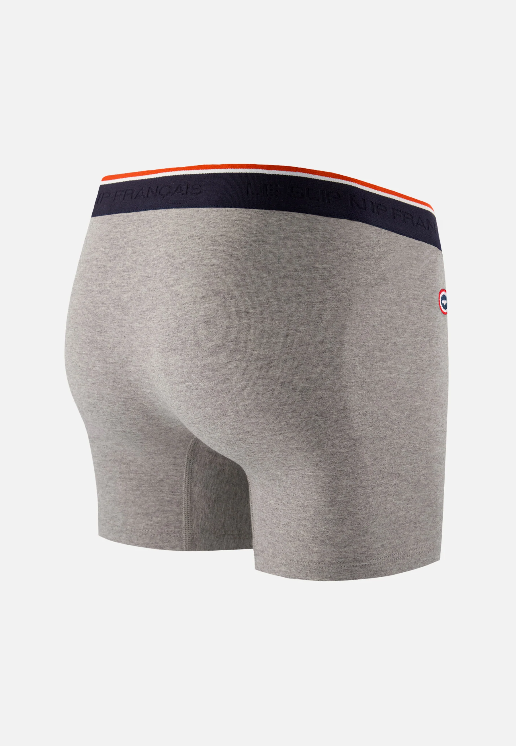 Boxer long gris en coton - Michel Gris - Image 6
