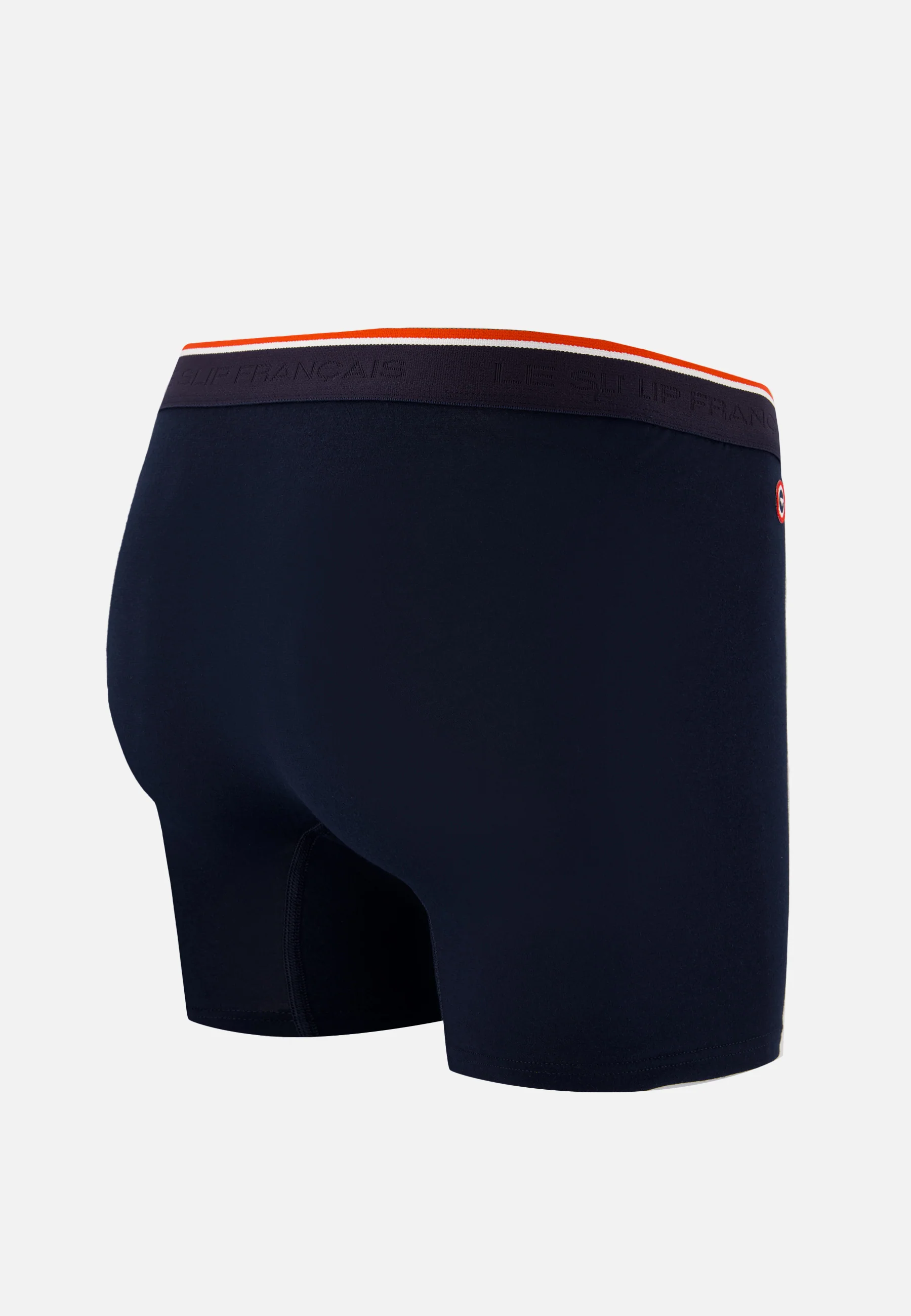 Boxer long bleu marine en coton - Michel Marine - Image 6