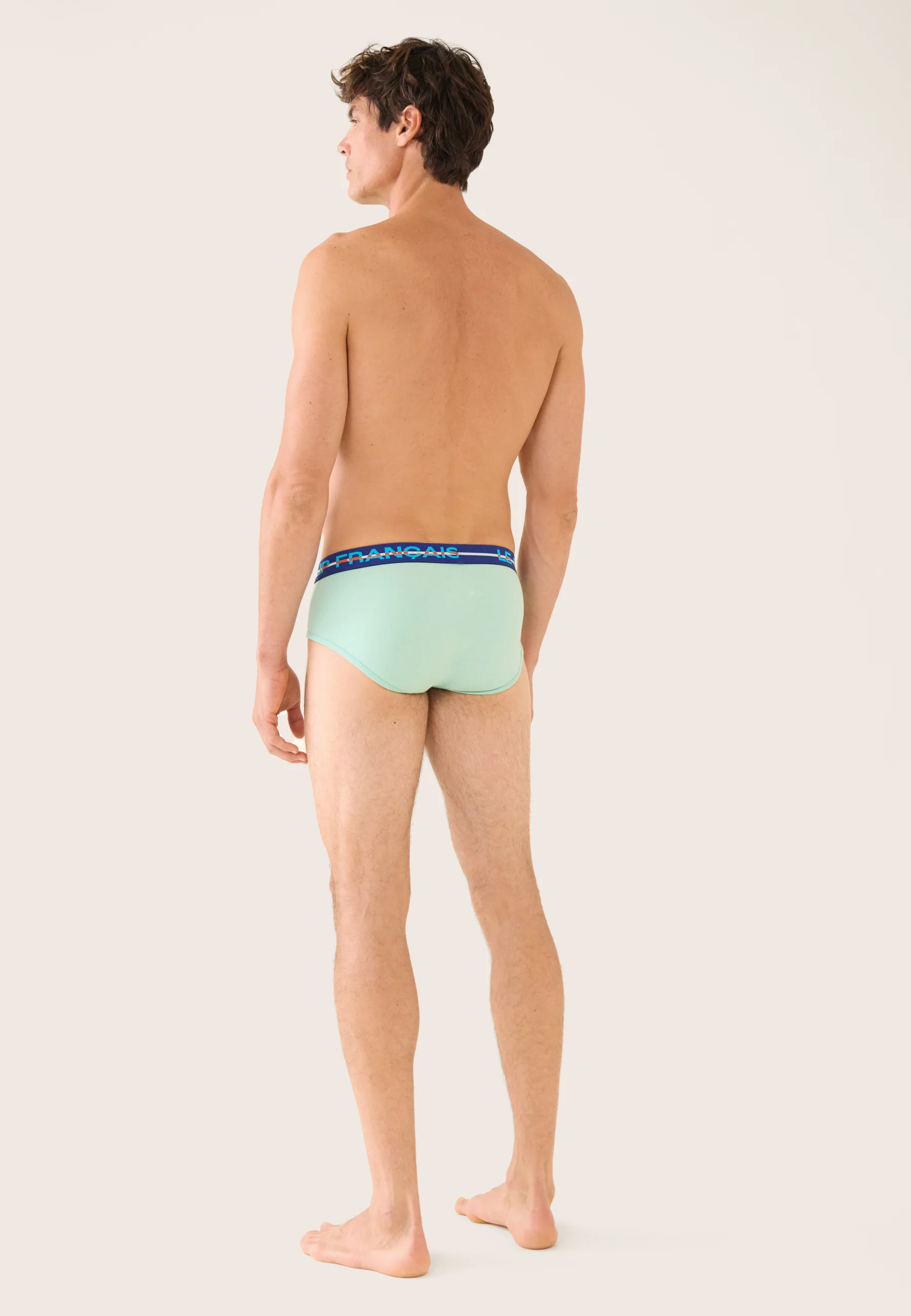 Slip vert en coton - Intrépide Vert Azur - Image 3