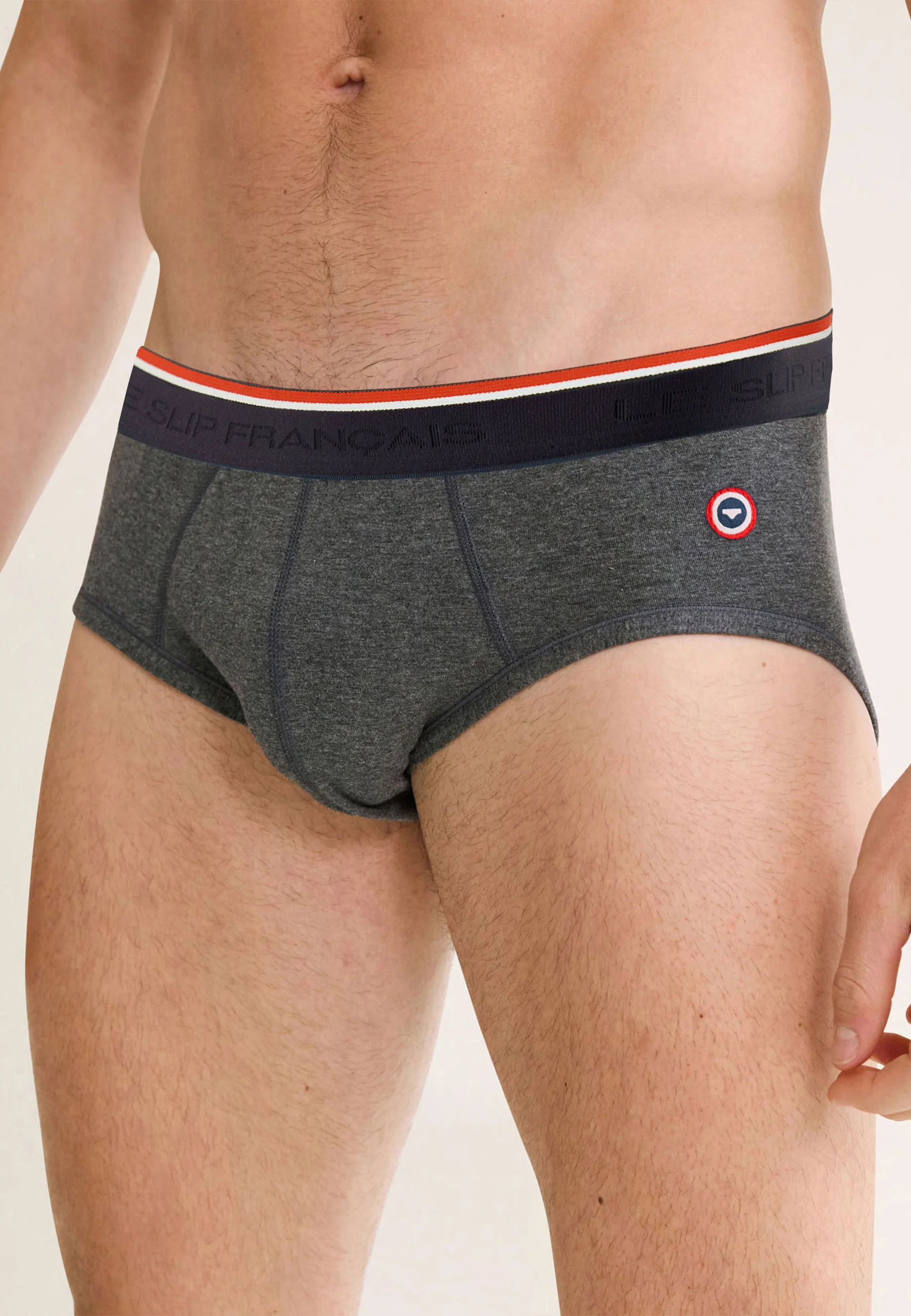 Slip gris en coton - Terrible Gris - Image 3