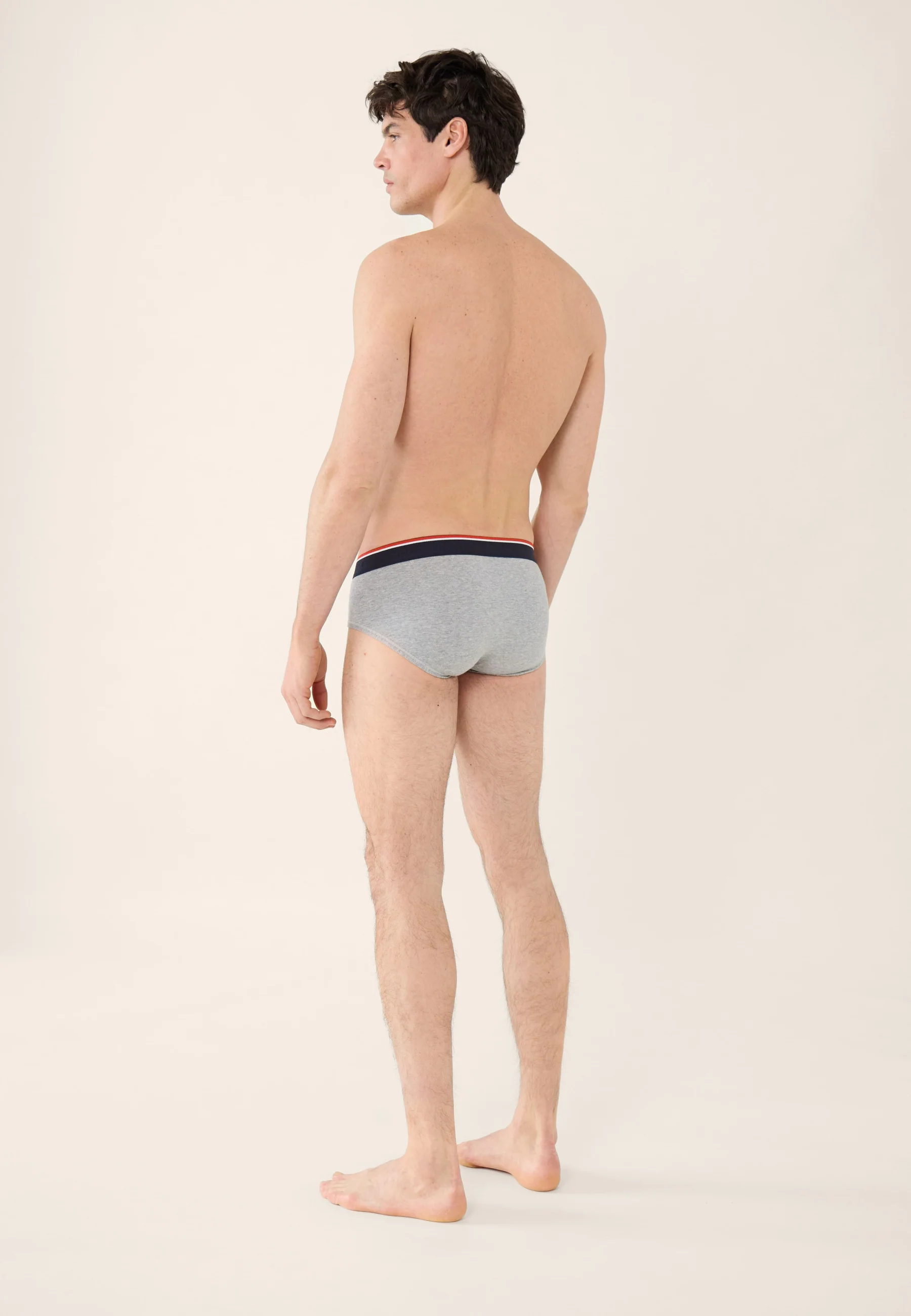 Slip gris en coton avec cocarde - Terrible Gris Chine - Image 4